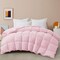 Peace Nest Goose Feather Down Comforter Fluffy Duvet Insert Cotton Cover